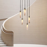Alabaster Flint 3 Light LED Multi-Drop Pendant
