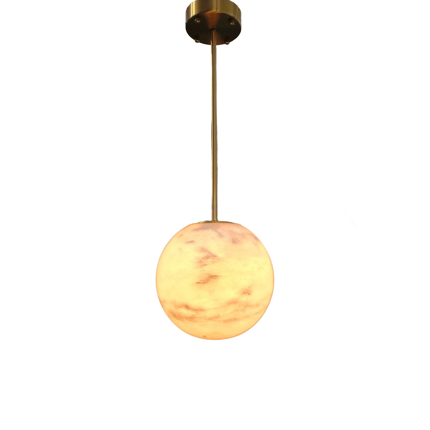 Alabaster Globe LED Mini Pendant