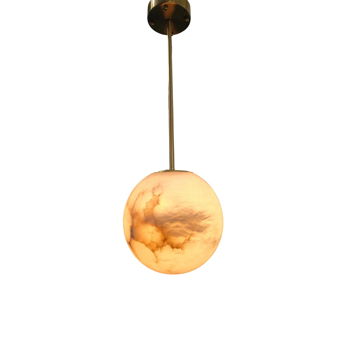 Alabaster Globe LED Mini Pendant