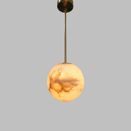 Alabaster Globe LED Mini Pendant