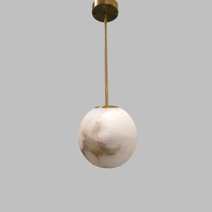 Alabaster Globe LED Mini Pendant