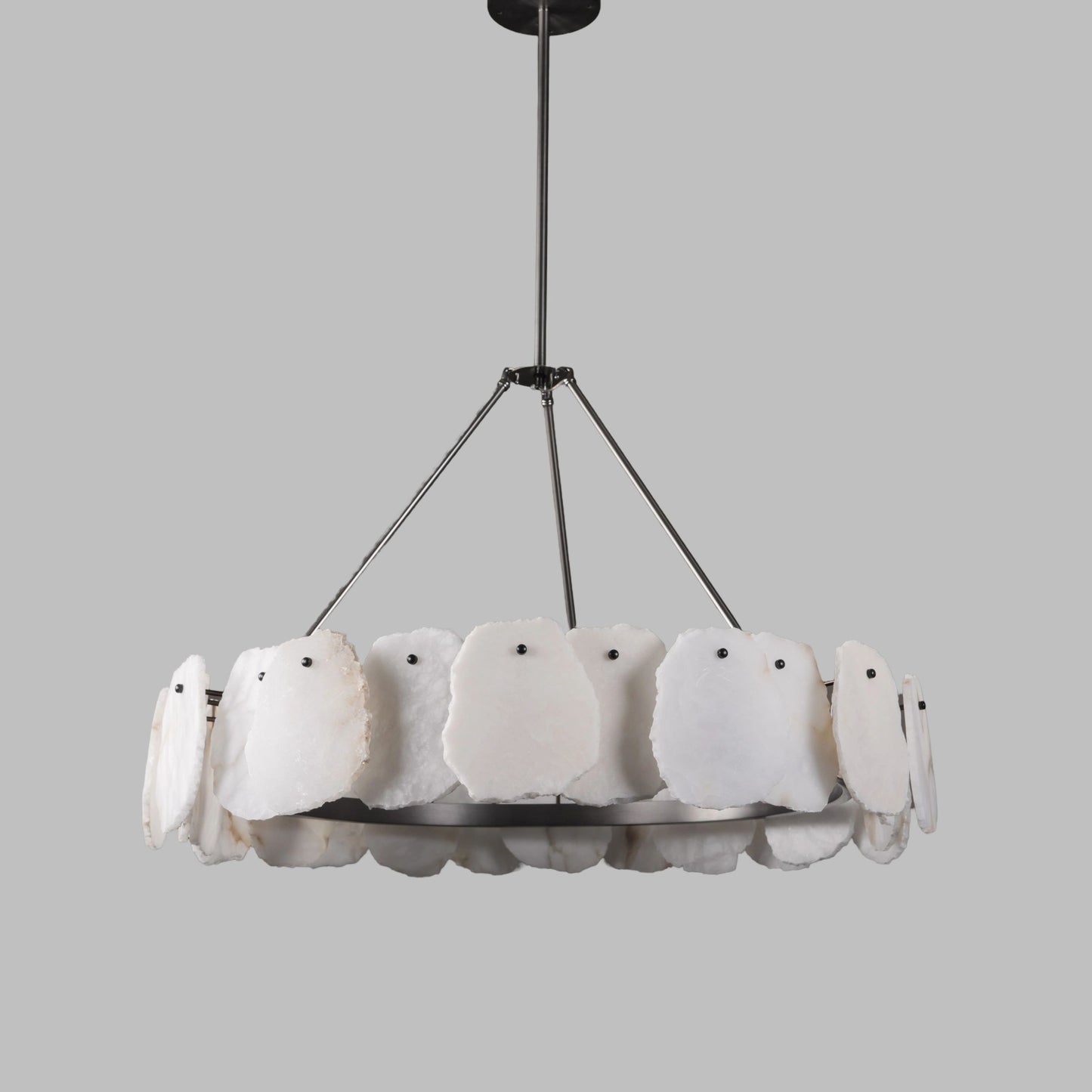 Alabaster Glow Elegance Chandelier