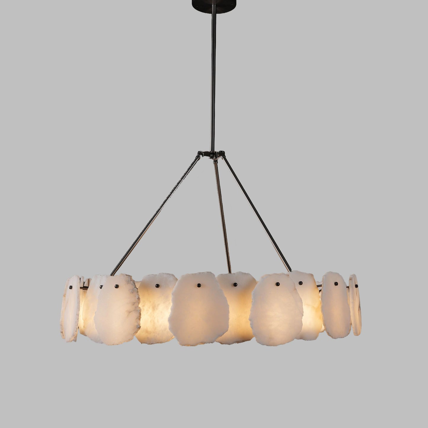 Alabaster Glow Elegance Chandelier