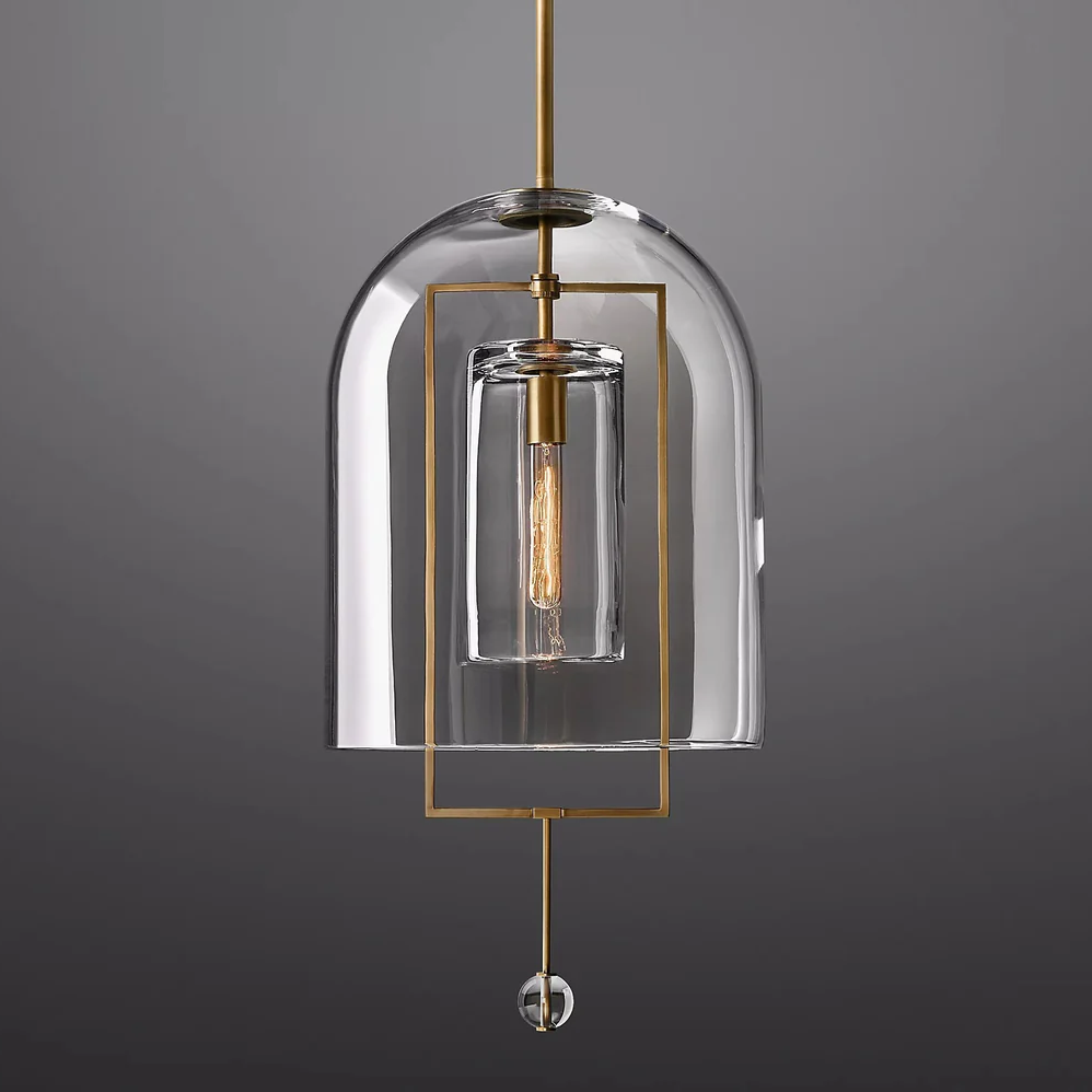 Fulcrum Blown Glass Pendant Light