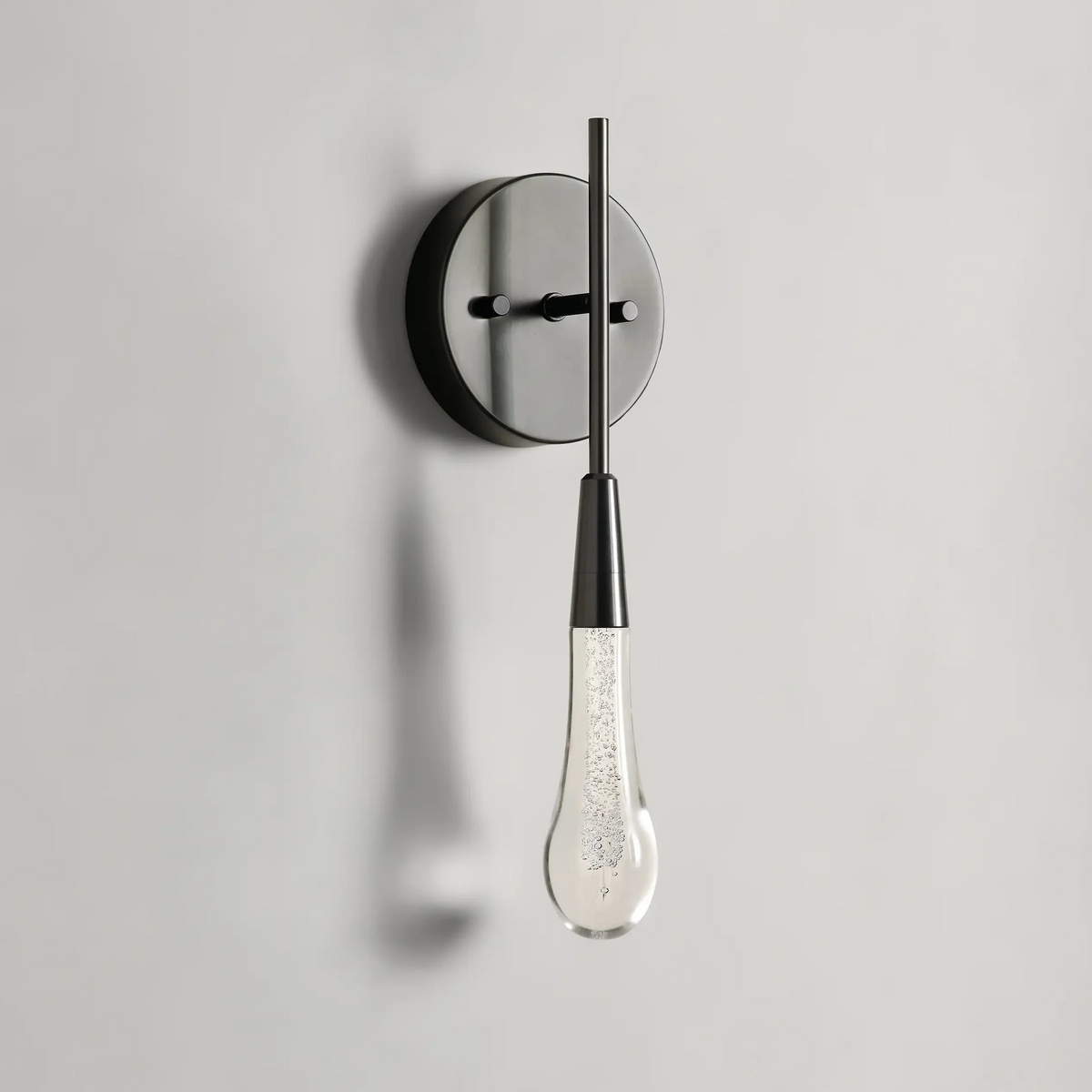 Soltaire Raindrop Glass Wall Sconces