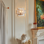 Ghiaccio Textured Glass Wall Sconces