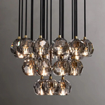 Boule De Crystal Round Cluster Chandelier 24"