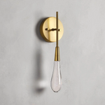 Soltaire Raindrop Glass Wall Sconces