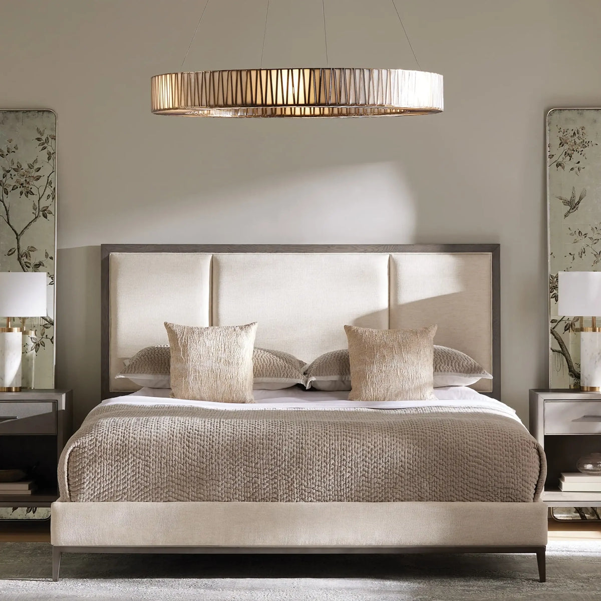 Jeunet Modern Glass Round Chandelier
