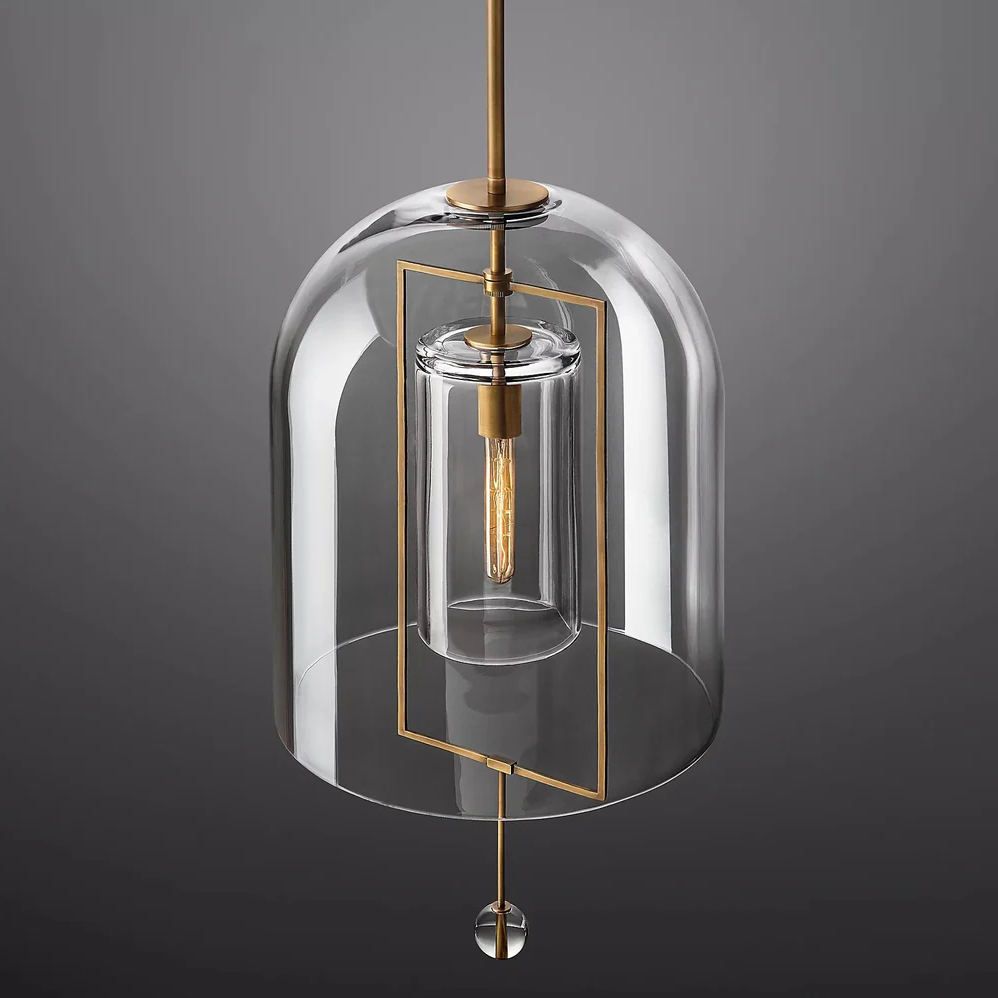 Fulcrum Blown Glass Pendant Light
