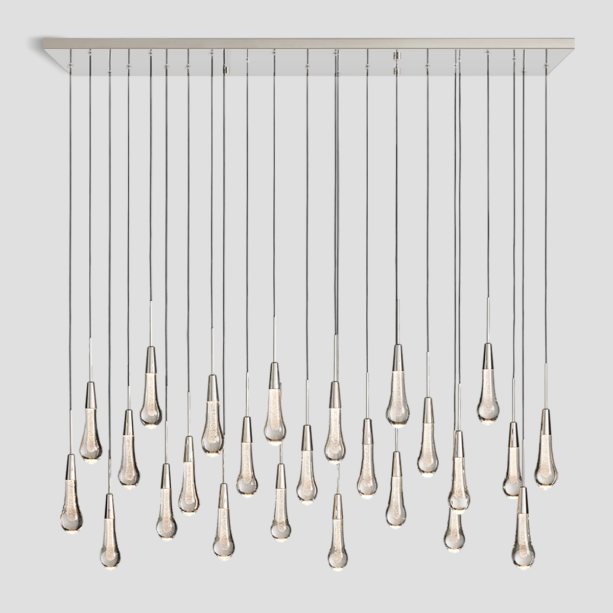 Soltaire Linear Chandelier 37'' 50''70''W