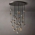 Boule De Crystal Round Chandelier 40"