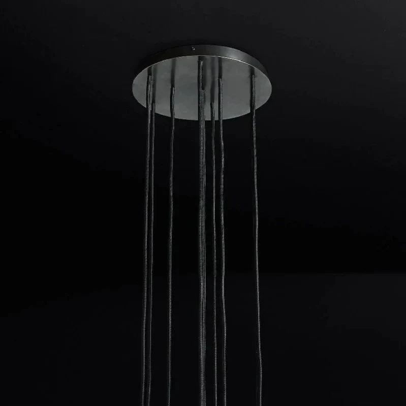 Boule De Crystal Round Cluster Chandelier 14"