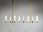 Andreas Modern Glass Linear Chandelier