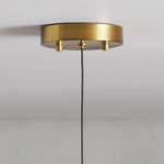 Soltaire Raindrop Glass Single Pendant Light