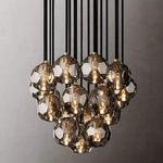 Boule De Crystal Round Cluster Chandelier 19"