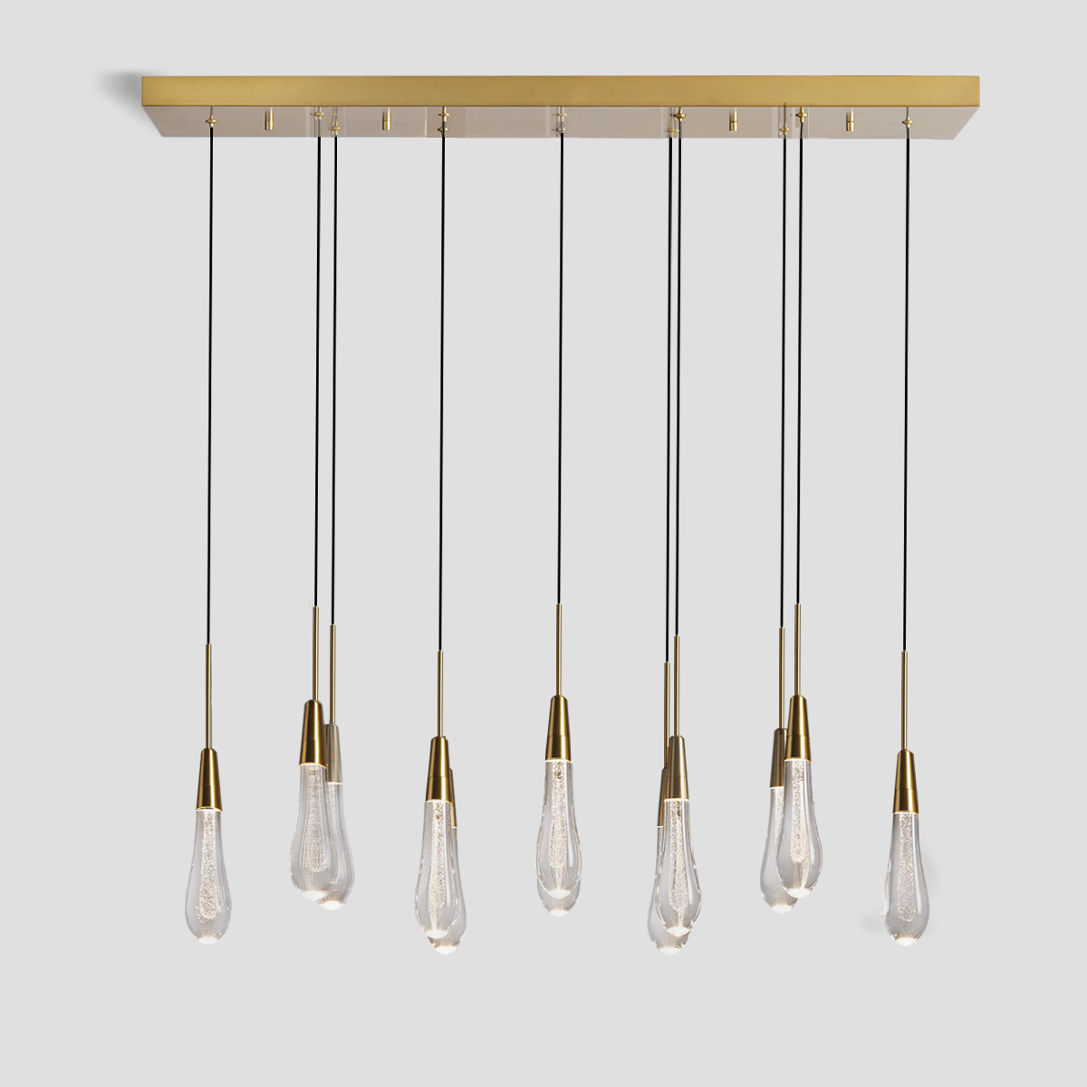 Soltaire Linear Chandelier 37'' 70''W