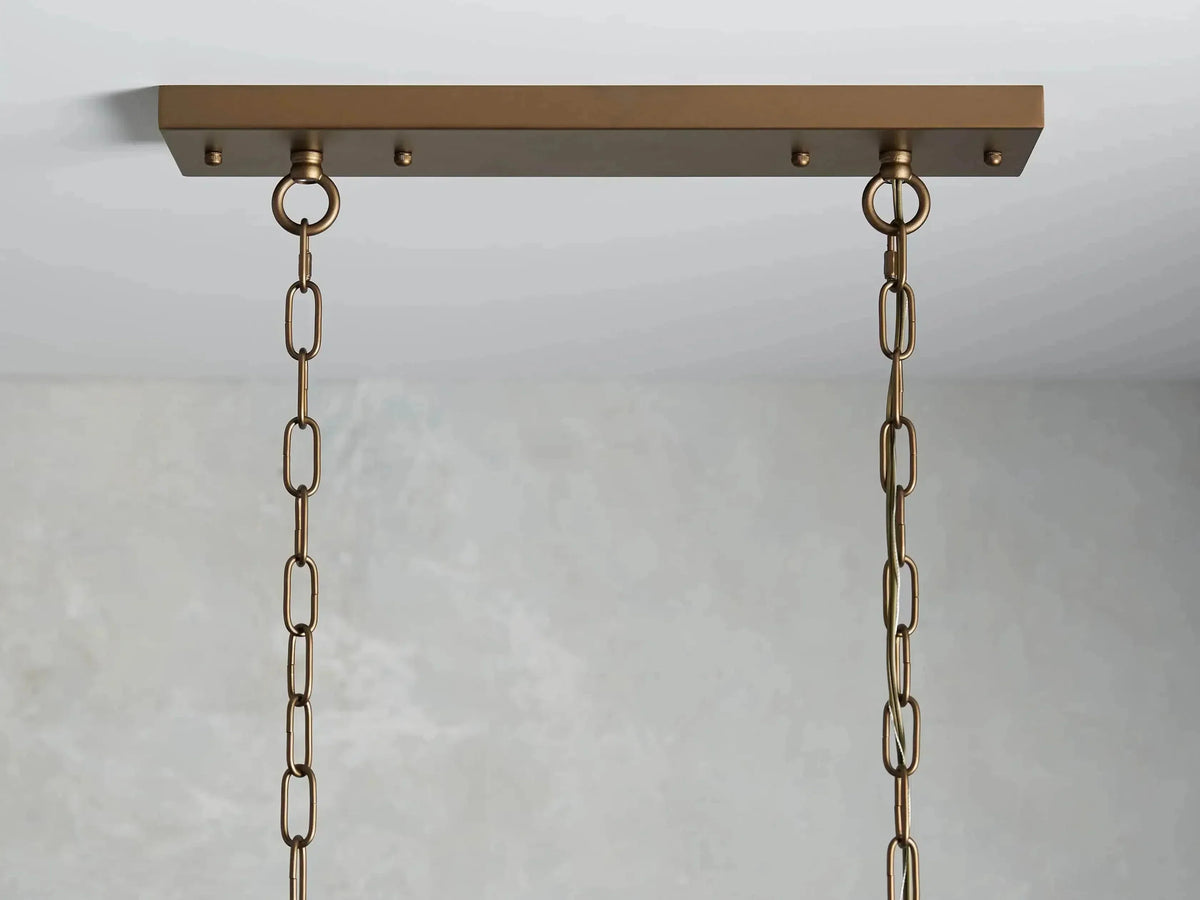 Anabella Exquisite Crystal Rectangular Chandelier