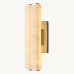 Audubon Sculpt Alabaster Double Wall Sconce