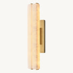 Audubon Sculpt Alabaster Double Wall Sconce
