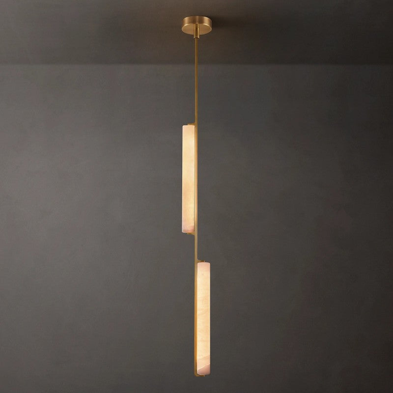Audubon Sculpt Alabaster Pendant Light