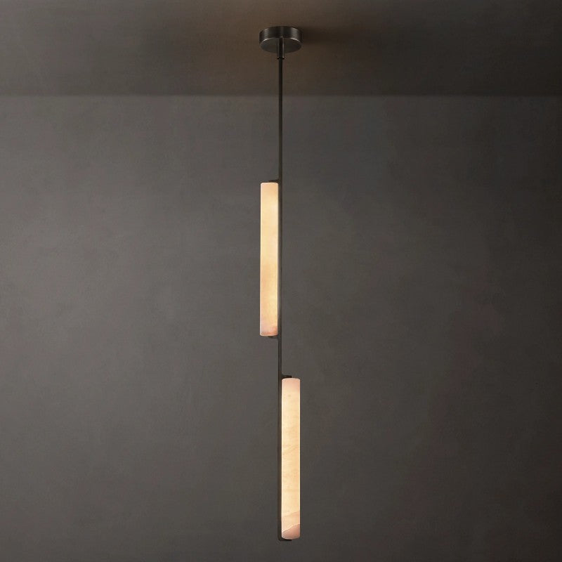 Audubon Sculpt Alabaster Pendant Light