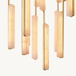 Audubon Alabaster Round Chandelier 56"