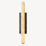 Audubon Sculpt Alabaster Single Wall Sconce