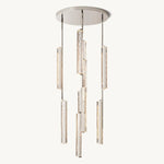 Audubon Sculpt Crystal Round Chandelier 24"