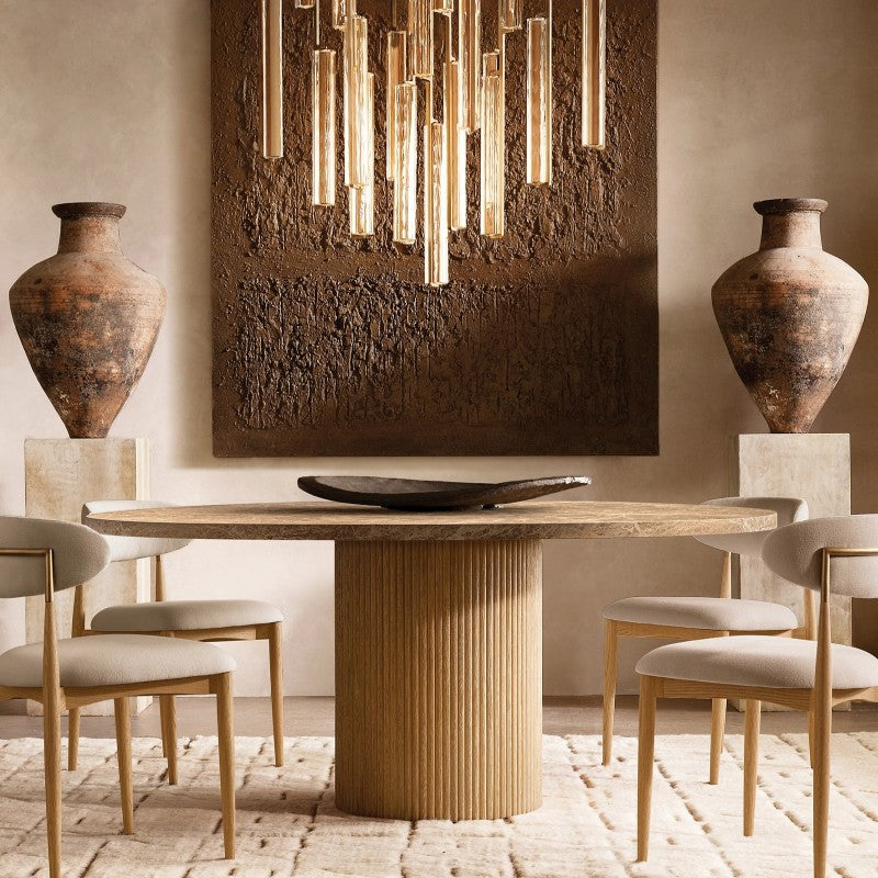 Audubon Sculpt Crystal Round Chandelier 40"
