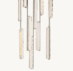 Audubon Sculpt Crystal Round Chandelier 40"