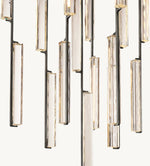 Audubon Sculpt Crystal Round Chandelier 40"