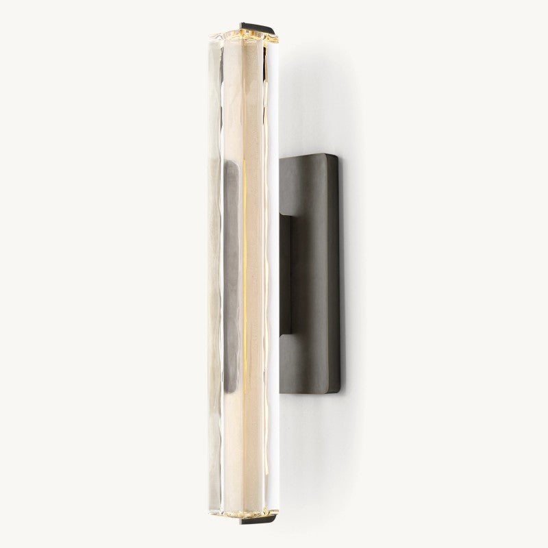 Audubon Sculpt Crystal Single Wall Sconce
