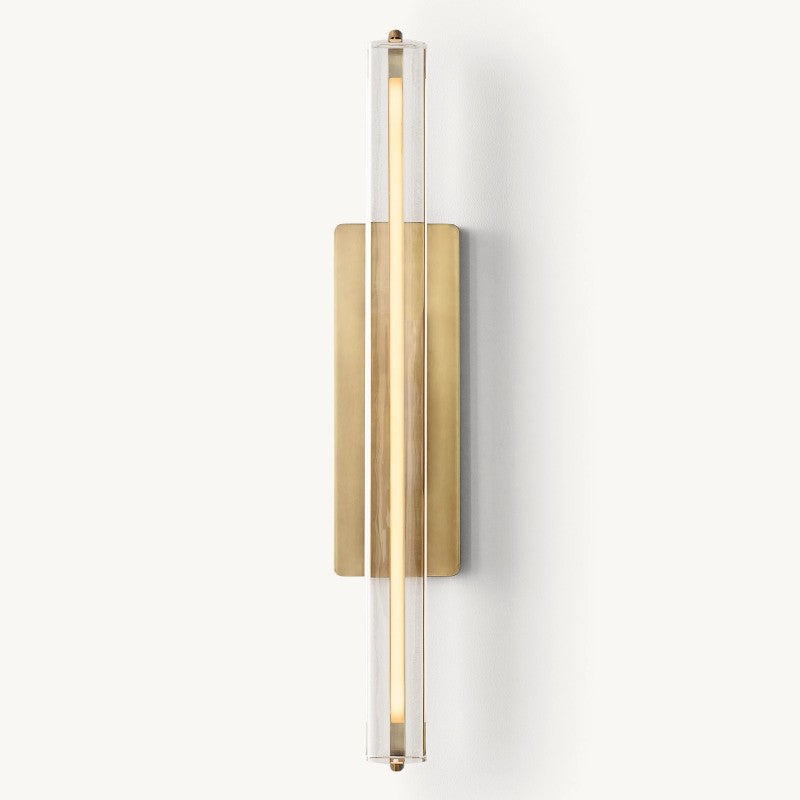 Audubon Sculpt Crystal Single Wall Sconce