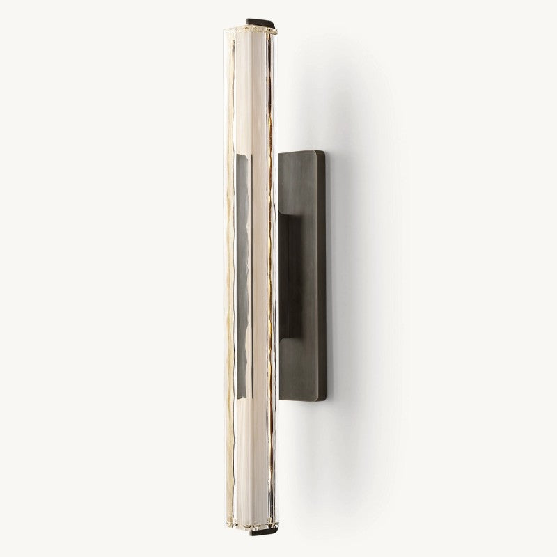 Audubon Sculpt Crystal Single Wall Sconce