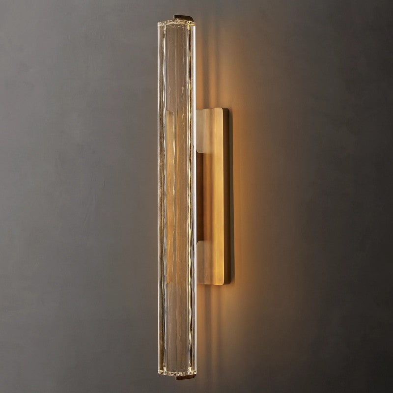 Audubon Sculpt Crystal Single Wall Sconce