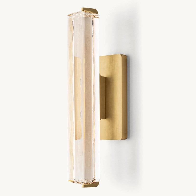Audubon Sculpt Crystal Single Wall Sconce