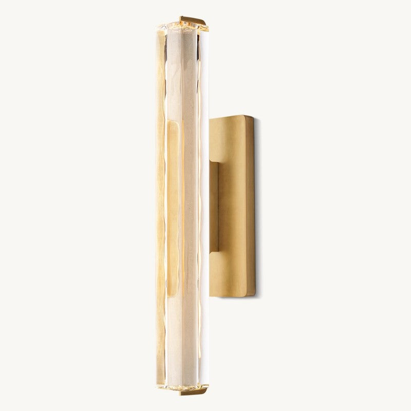 Audubon Sculpt Crystal Single Wall Sconce