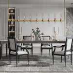 Ravelle Luxe Glass Linear Chandelier 73"