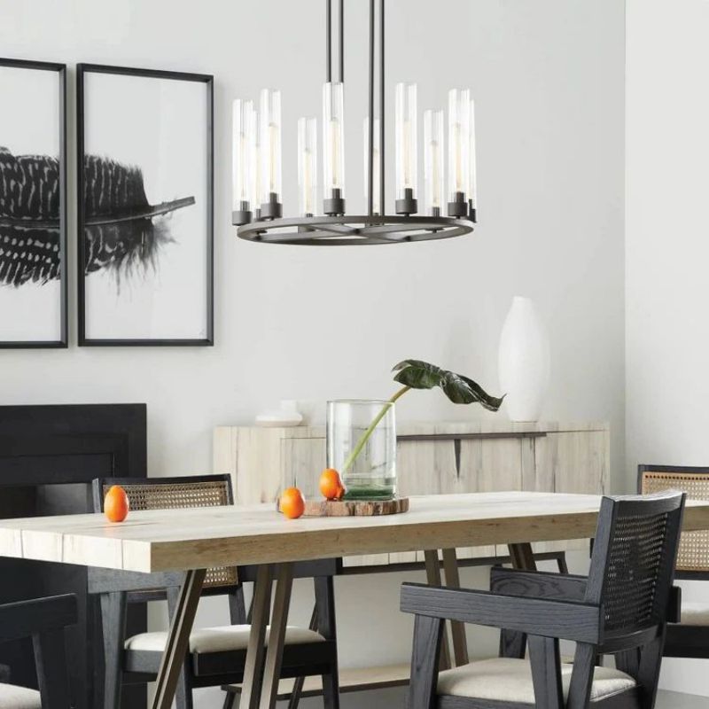 Cand Round Chandelier - Lamplives