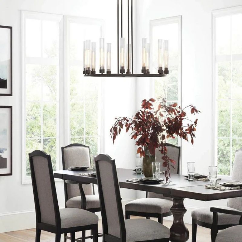 Cand Round Chandelier - Lamplives