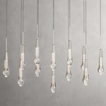 Soltaire Raindrop Crystal Linear Chandelier