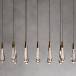 Soltaire Raindrop Crystal Linear Chandelier