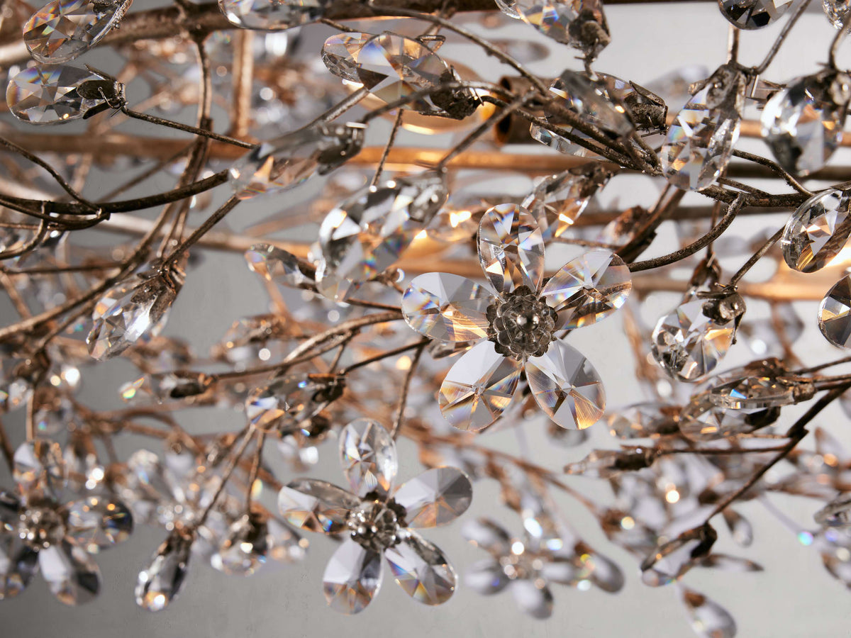 Fiore Delicate Petals Oval Chandelier