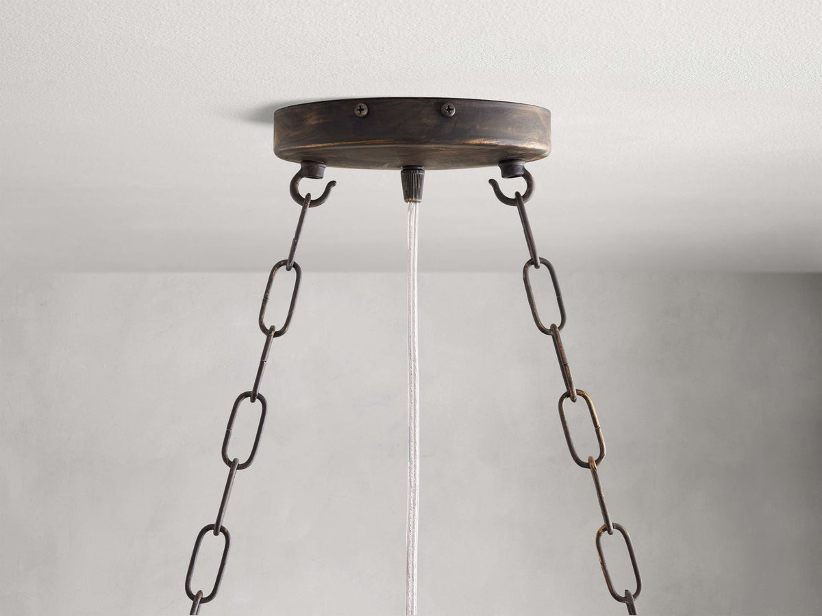 Fiore Delicate Petals Oval Chandelier