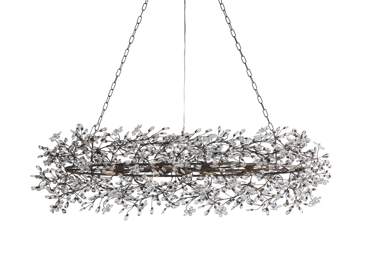 Fiore Delicate Petals Oval Chandelier