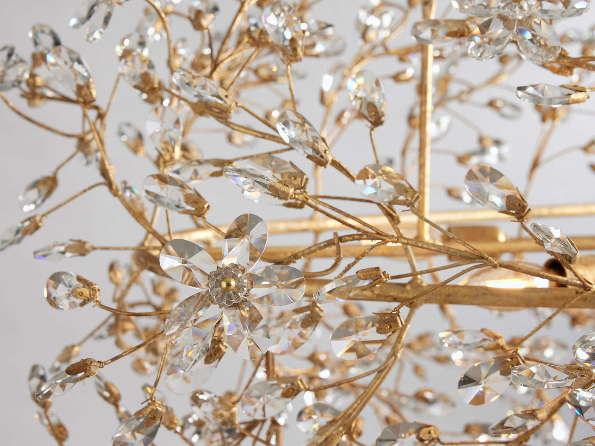 Fiore Delicate Petals Oval Chandelier