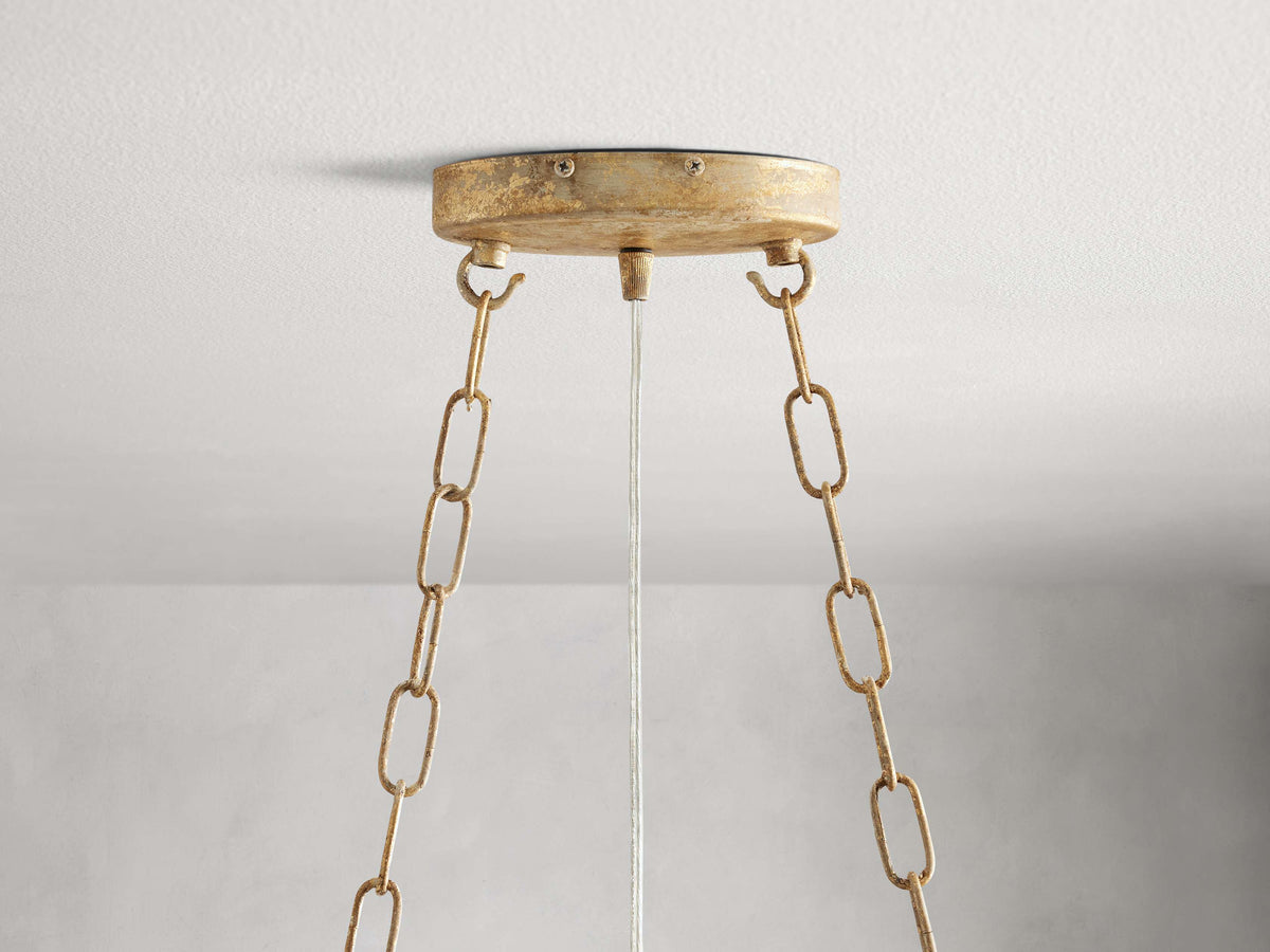 Fiore Delicate Petals Oval Chandelier