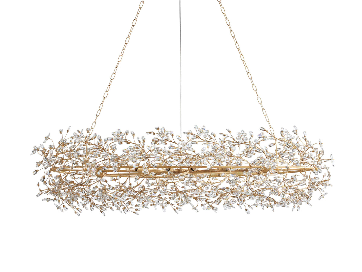 Fiore Delicate Petals Oval Chandelier