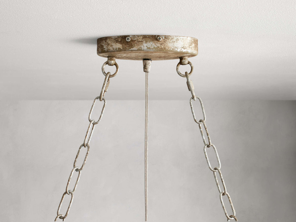 Fiore Delicate Petals Oval Chandelier